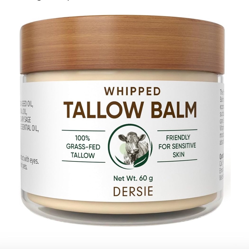 Beef Tallow Skincare - 100% Grass-Fed Whipped Beef Tallow Balm
